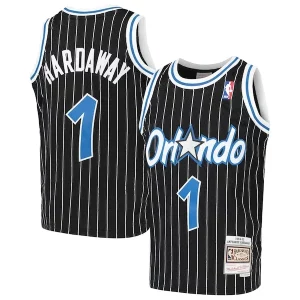Fantastic Penny Hardaway Orlando Magic Youth Hardwood Classics Swingman Throwback Jersey   Black to elevate your game - day look