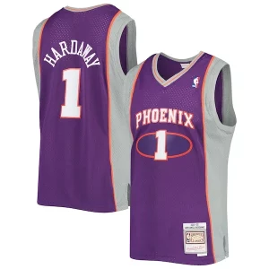 Gorgeous Penny Hardaway Phoenix Suns 2001/02 Hardwood Classics Swingman Jersey   Purple/White to stand out at the arena