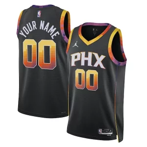 Exquisite Phoenix Suns Jordan Brand Unisex 2022/23 Swingman Custom Jersey   Statement Edition   Black to stand out at the arena