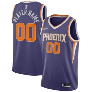 Superb Phoenix Suns Nike 2020/21 Swingman Custom Jersey   Icon Edition   Purple perfect for showing team spirit