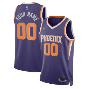 Gorgeous Phoenix Suns Nike 2021/22 Diamond Swingman Custom Jersey   Icon Edition   Purple to stand out at the arena