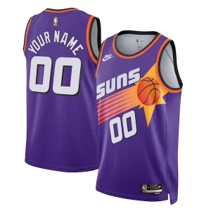 Fantastic Phoenix Suns Nike Unisex 2022/23 Custom Swingman Jersey   Classic Edition   Purple to elevate your game - day look
