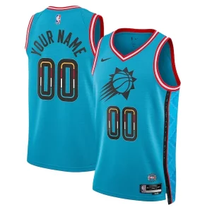 Charming Phoenix Suns Nike Unisex 2022/23 Swingman Custom Jersey   City Edition   Turquoise for passionate basketball fans
