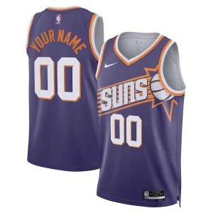Magnificent Phoenix Suns Nike Unisex Swingman Custom Jersey   Purple   Icon Edition to elevate your game - day look