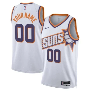 Superb Phoenix Suns Nike Unisex Swingman Custom Jersey   White   Association Edition for ultimate sports enthusiasts