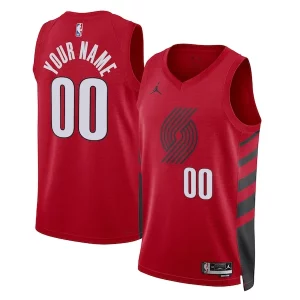 Fantastic Portland Trail Blazers Jordan Brand Unisex 2022/23 Swingman Custom Jersey   Statement Edition   Red for ultimate sports enthusiasts