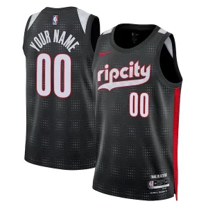Stunning Portland Trail Blazers Nike Unisex 2024/25 Custom Swingman Jersey   City Edition   Black for ultimate sports enthusiasts
