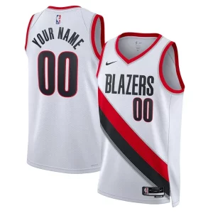 Gorgeous Portland Trail Blazers Nike Unisex Swingman Custom Jersey White   Association Edition to elevate your game - day look