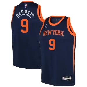 Stunning RJ Barrett New York Knicks Jordan Brand Youth Swingman Jersey   Statement   Navy a must - have for collectors