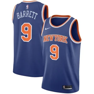 Charming RJ Barrett New York Knicks Nike Swingman Jersey Blue   Icon Edition a must - have for collectors