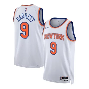 Premium RJ Barrett New York Knicks Nike Unisex Swingman Jersey   Association Edition   White a must - have for collectors