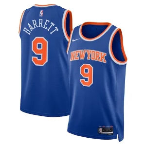 Premium RJ Barrett New York Knicks Nike Unisex Swingman Jersey   Icon Edition   Blue to stand out at the arena