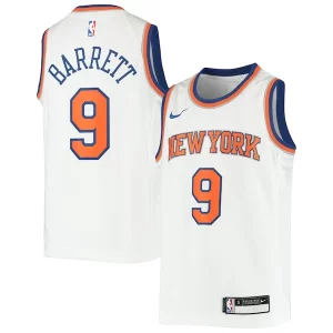 Stunning RJ Barrett New York Knicks Nike Youth Swingman Jersey   Association Edition   White perfect for showing team spirit