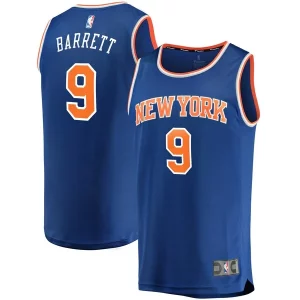 Gorgeous RJ Barrett New York Knicks Replica Fast Break Jersey Blue   Icon Edition for ultimate sports enthusiasts