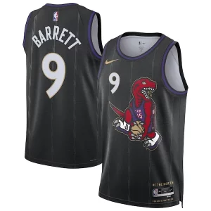 Exquisite RJ Barrett Toronto Raptors Nike Unisex 2024/25 Swingman Player Jersey   City Edition   Black for ultimate sports enthusiasts