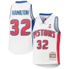Gorgeous Richard Hamilton Detroit Pistons Youth 2003/04 Hardwood Classics Swingman Jersey   White to elevate your game - day look