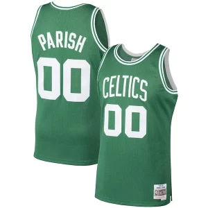 Exquisite Robert Parish Boston Celtics 1985/86 Hardwood Classics Swingman Jersey   Kelly Green to stand out at the arena