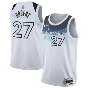 Fantastic Rudy Gobert Minnesota Timberwolves Nike Unisex 2024/25 Swingman Player Jersey   City Edition   White for ultimate sports enthusiasts