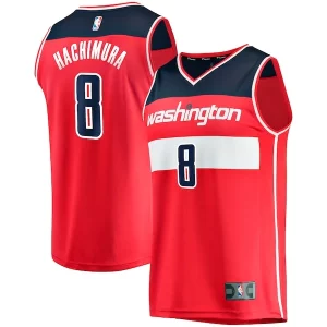 Gorgeous Rui Hachimura Washington Wizards Replica Fast Break Jersey Red   Icon Edition to stand out at the arena