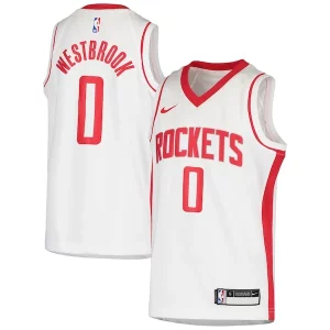 Premium Russell Westbrook Houston Rockets Nike Youth Swingman Jersey   Association Edition   White for passionate basketball fans