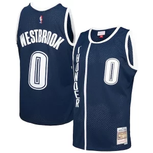 Magnificent Russell Westbrook Oklahoma City Thunder 2015/16 Swingman Jersey   Blue to elevate your game - day look