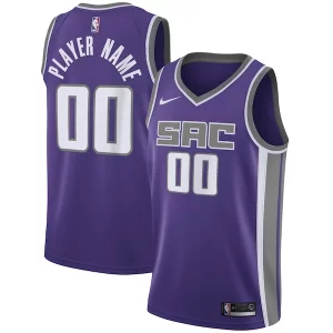 Charming Sacramento Kings Nike Swingman Custom Jersey Purple   Icon Edition for ultimate sports enthusiasts