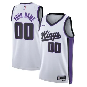 Superb Sacramento Kings Nike Unisex Swingman Custom Jersey   Association Edition   White for passionate basketball fans