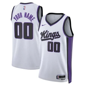 Stunning Sacramento Kings Nike Unisex Swingman Custom Jersey   Association Edition   White to elevate your game - day look