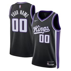 Exquisite Sacramento Kings Nike Unisex Swingman Custom Jersey   Icon Edition   Black to stand out at the arena