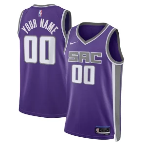 Charming Sacramento Kings Nike Unisex Swingman Custom Jersey Purple   Icon Edition to stand out at the arena