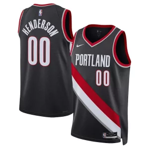 Stunning Scoot Henderson Portland Trail Blazers Nike Unisex 2023 NBA Draft Swingman Jersey   Icon Edition   Black to elevate your game - day look