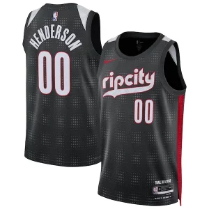 Magnificent Scoot Henderson Portland Trail Blazers Nike Unisex 2024/25 Swingman Player Jersey   City Edition   Black for ultimate sports enthusiasts