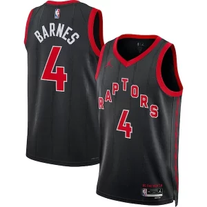Exquisite Scottie Barnes Toronto Raptors Jordan Brand Unisex Swingman Jersey   Statement Edition   Black to elevate your game - day look