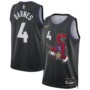 Superb Scottie Barnes Toronto Raptors Nike Unisex 2024/25 Swingman Player Jersey   City Edition   Black for ultimate sports enthusiasts