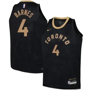 Exquisite Scottie Barnes Toronto Raptors Nike Youth 2022/23 Swingman Jersey   City Edition   Black to elevate your game - day look