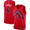 Exquisite Scottie Barnes Toronto Raptors Nike Youth Swingman Jersey   Icon Edition   Red/White perfect for showing team spirit