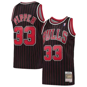 Premium Scottie Pippen Chicago Bulls Hardwood Classics Swingman Jersey   Black to stand out at the arena