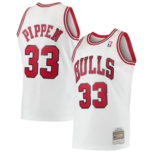 Stunning Scottie Pippen Chicago Bulls Hardwood Classics Swingman Jersey   White/Black to stand out at the arena