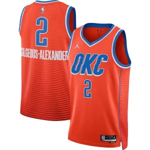 Superb Shai Gilgeous Alexander Oklahoma City Thunder Jordan Brand Unisex Swingman Jersey   Statement Edition   Orange a must - have for collectors