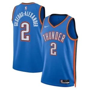 Stunning Shai Gilgeous Alexander Oklahoma City Thunder Nike Unisex Swingman Replica Jersey   Icon Edition   Blue to elevate your game - day look