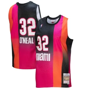 Gorgeous Shaquille O'Neal Miami Heat 2005/06 Hardwood Classics Fadeaway Swingman Player Jersey   Pink/Black to elevate your game - day look