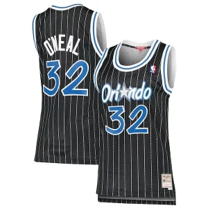 Premium Shaquille O'Neal Orlando Magic Women's 1995/96 Hardwood Classics Swingman Jersey   Black for passionate basketball fans