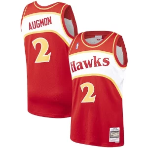 Magnificent Stacey Augmon Atlanta Hawks 1991/92 Hardwood Classics Swingman Jersey   Red to elevate your game - day look