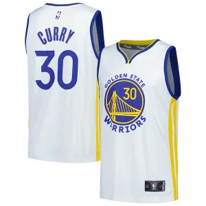 Superb Stephen Curry Golden State Warriors Fast Break Replica Player Jersey   Association Edition   White perfect for showing team spirit