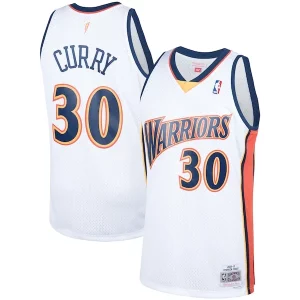 Superb Stephen Curry Golden State Warriors Hardwood Classics Swingman Jersey   White a must - have for collectors