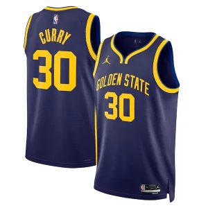 Exquisite Stephen Curry Golden State Warriors Jordan Brand Unisex Swingman Jersey   Statement Edition   Navy to stand out at the arena