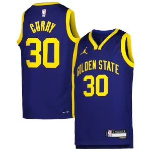 Gorgeous Stephen Curry Golden State Warriors Jordan Brand Youth Swingman Jersey   Statement Edition   Blue for passionate basketball fans