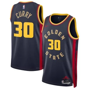Exquisite Stephen Curry Golden State Warriors Nike Unisex 2024/25 Swingman Player Jersey   City Edition   Navy to elevate your game - day look