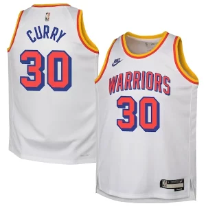 Magnificent Stephen Curry Golden State Warriors Nike Youth 2024/25 Swingman Jersey   White   Classic Edition perfect for showing team spirit