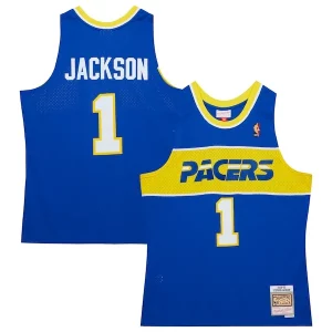 Exquisite Stephen Jackson Indiana Pacers 2004/05 Hardwood Classics Swingman Jersey   Royal perfect for showing team spirit